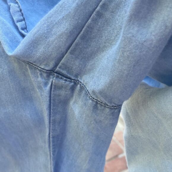 Vintage America Boho Light Wash Pull-On Pants Size S - Picture 5 of 14